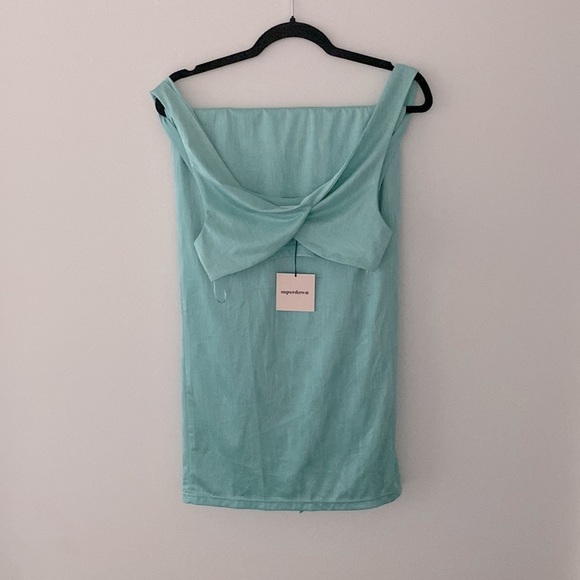 Revolve Joana Maxi Skirt Set in Teal - Picture 4 of 4